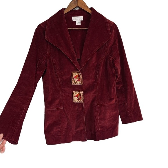 Soft surroundings corduroy blazer - Picture 3 of 6